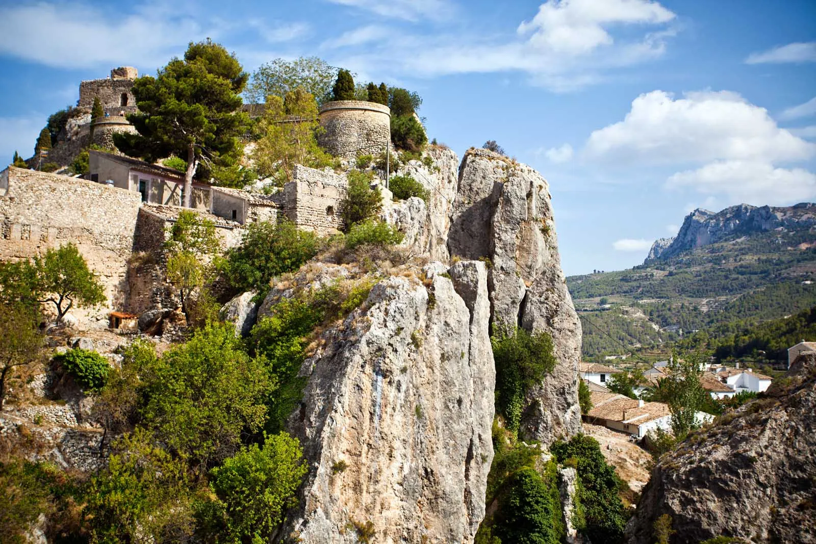 Castle San Jose in Guadalest, Spain