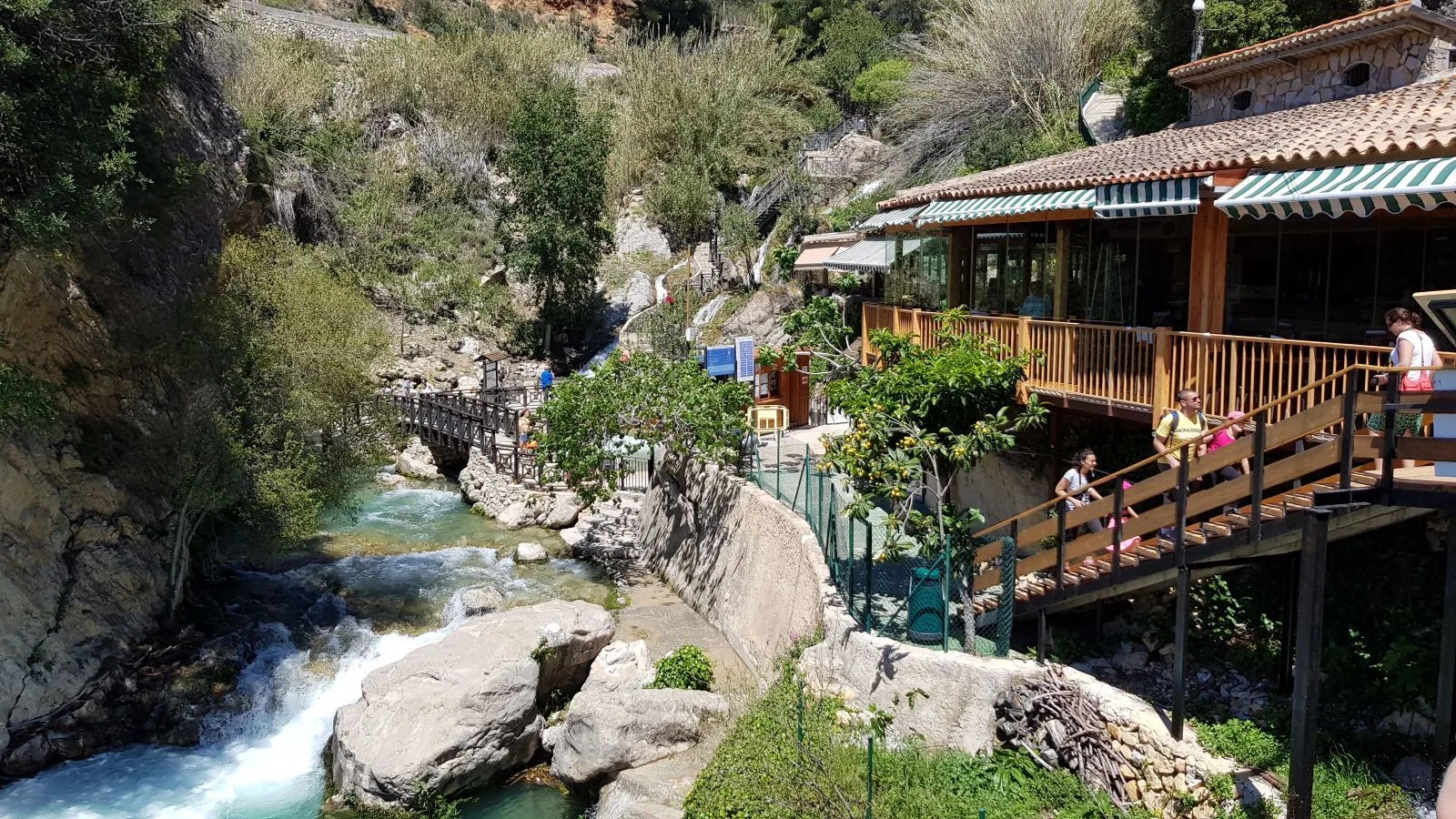 Watervallen van Fonts de l'Algar
