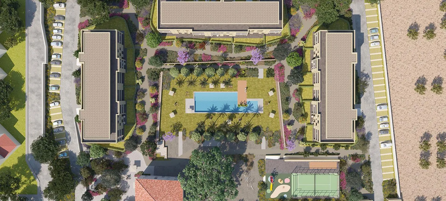 plattegrond complex espacio alqueria