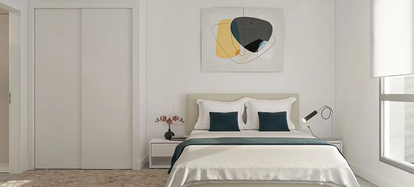 slaapkamer overzicht appartement espacio alqueria