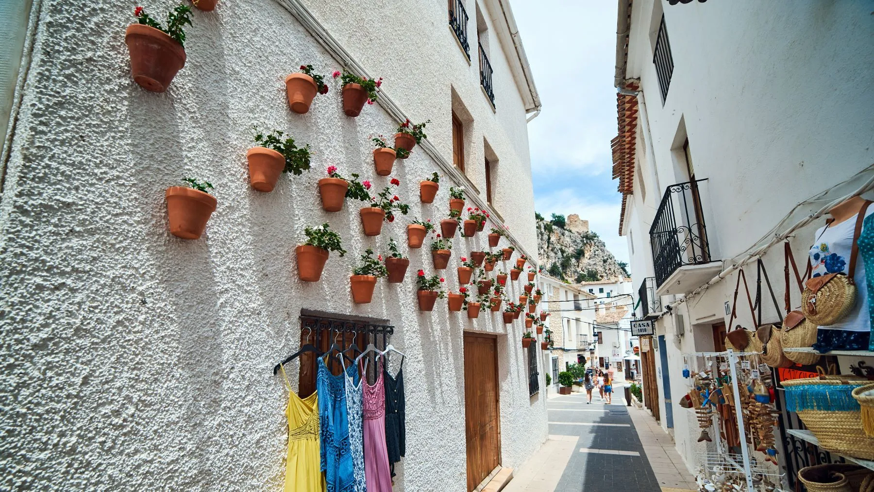 steegje in Guadalest AS