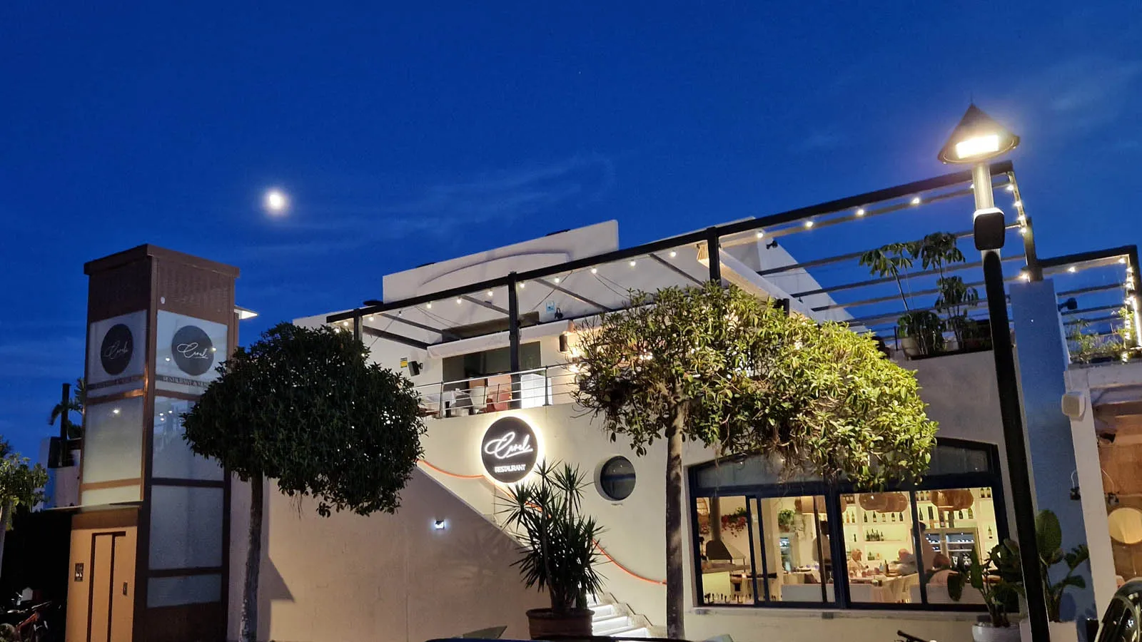 Trendy restaurants op de horeca-pier