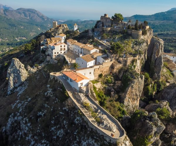 Guadalest luchtfoto