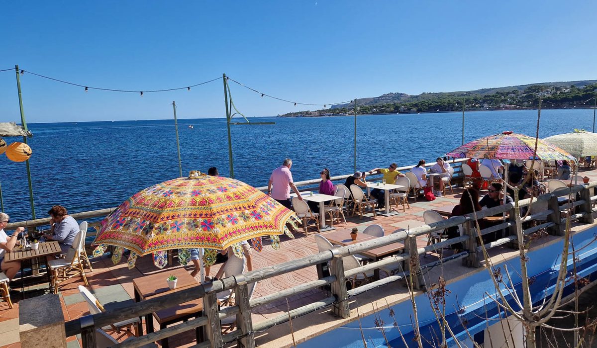 Restaurant Mala Vita op de pier