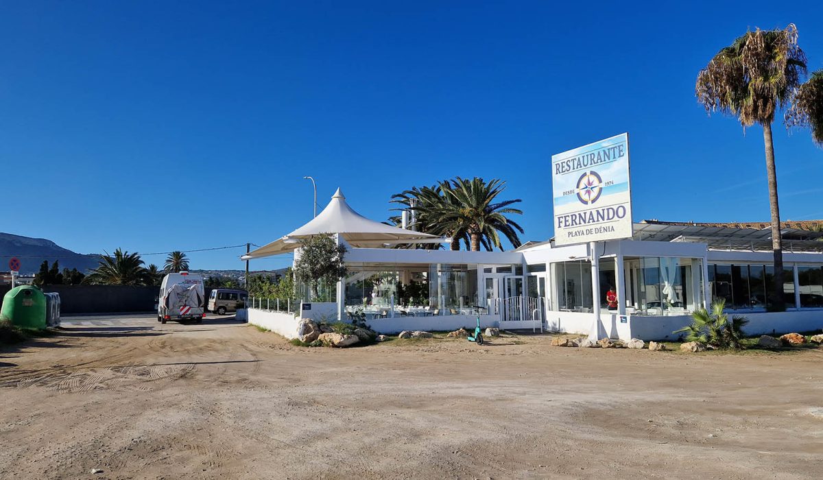 Restaurant Fernando aan het strand in Dénia