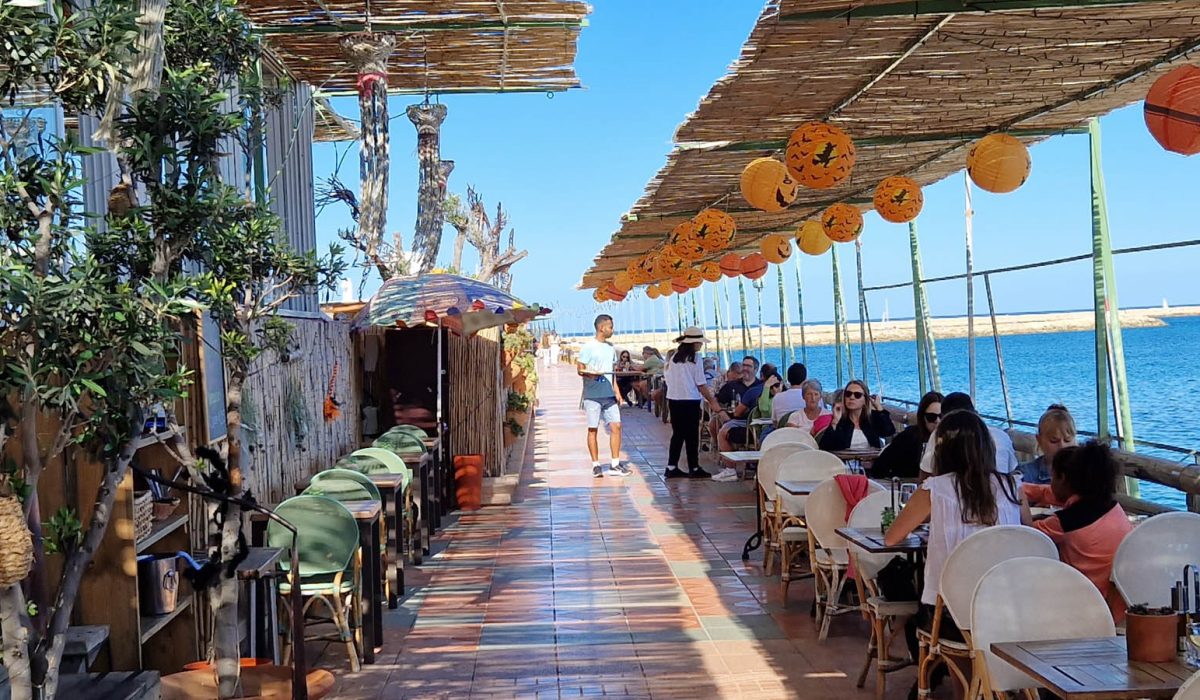 Restaurant Mala Vita op de horeca-pier