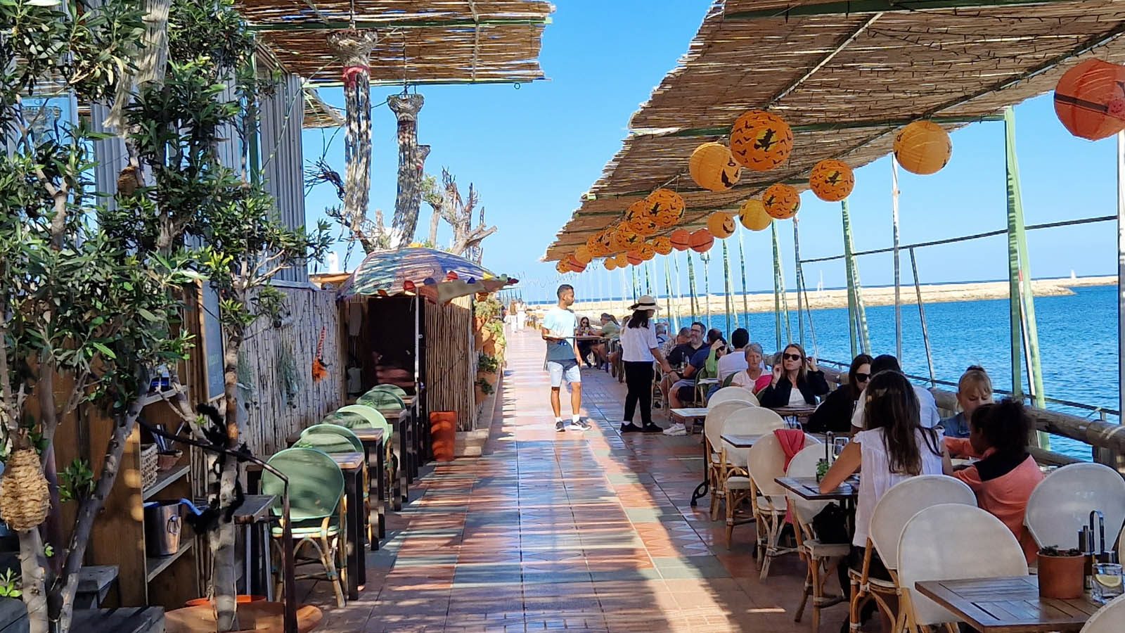 Restaurant Mala Vita op de horeca-pier