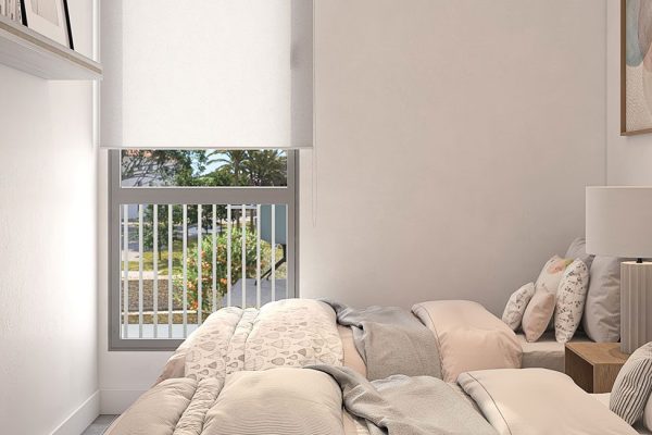 slaapkamer appartement espacio alqueria