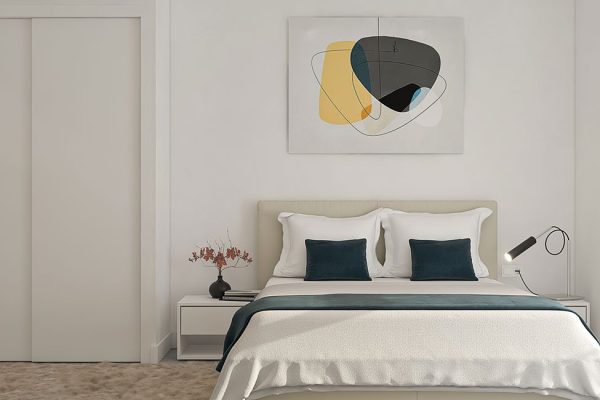 slaapkamer overzicht appartement espacio alqueria
