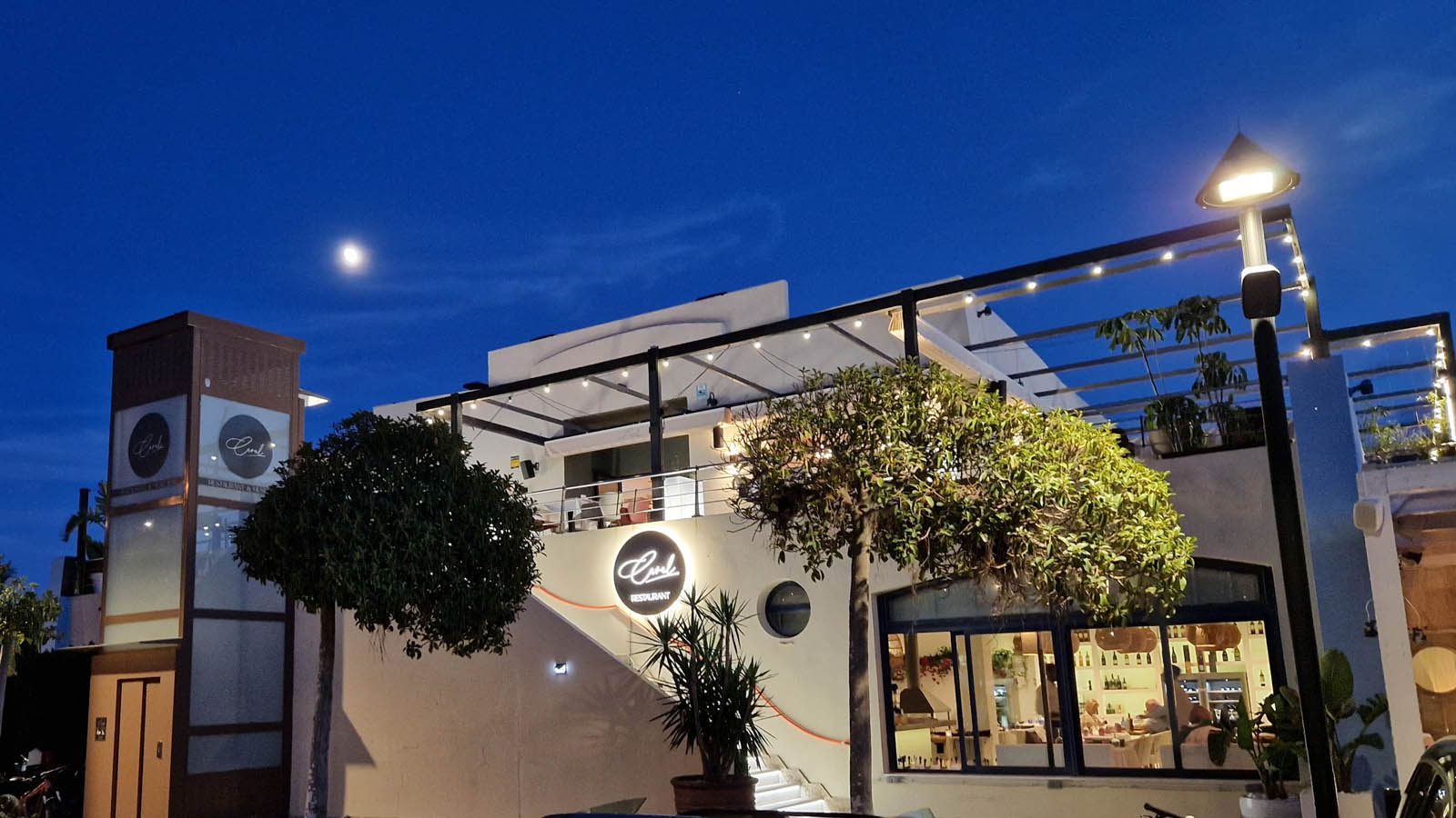 Trendy restaurants op de horeca-pier