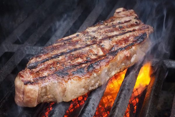 steak op de bbq
