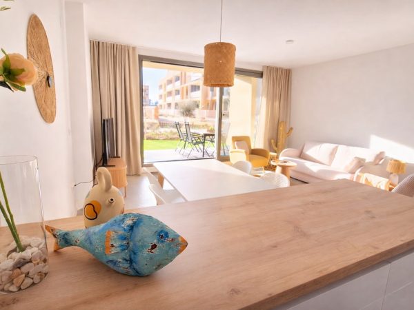 woonkamer appartement flor y mar denia